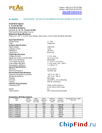 Datasheet P6CUI-050505Z manufacturer PEAK