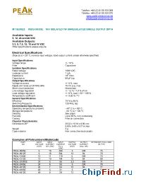 Datasheet P6DU-2405E manufacturer PEAK