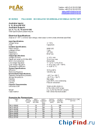 Datasheet P6LU-0505E manufacturer PEAK