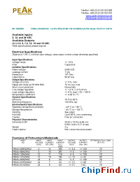 Datasheet P6MU-053R3ZH52 manufacturer PEAK