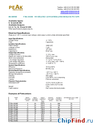 Datasheet P7BU-0505E manufacturer PEAK