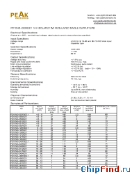 Datasheet PD10NG-0505E21H30 manufacturer PEAK