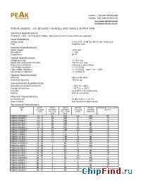 Datasheet PD6NG-053R3E21 manufacturer PEAK