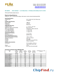 Datasheet PEN3-1215E21 manufacturer PEAK