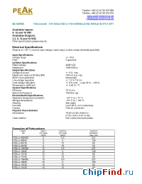 Datasheet PZ5LU-1215E manufacturer PEAK