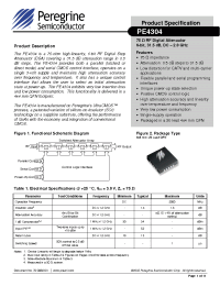 Datasheet 4304 manufacturer Peregrine