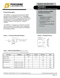 Datasheet 83501-00 manufacturer Peregrine