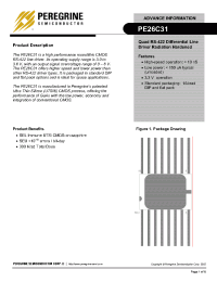 Datasheet PE26C31-EK manufacturer Peregrine