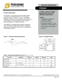Datasheet PE9301-EK manufacturer Peregrine