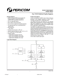 Datasheet PI29FCT2520T manufacturer Pericom