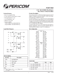 Datasheet PI2BV3868A manufacturer Pericom