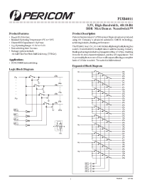 Datasheet PI3B4011 manufacturer Pericom