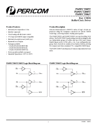 Datasheet PI49FCT2805ATQ manufacturer Pericom