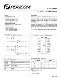 Datasheet PI49FCT32805H manufacturer Pericom