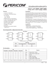 Datasheet PI5A4594A manufacturer Pericom