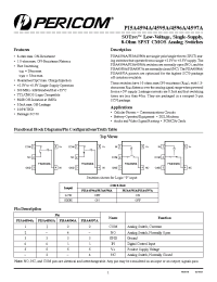 Datasheet PI5A4595A manufacturer Pericom