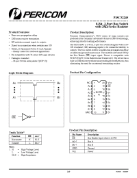 Datasheet PI5C32245Q производства Pericom