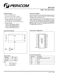 Datasheet PI5C3245L производства Pericom