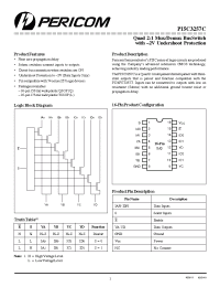 Datasheet PI5C3257CL производства Pericom