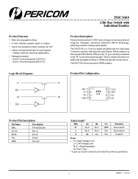 Datasheet PI5C3305UX производства Pericom