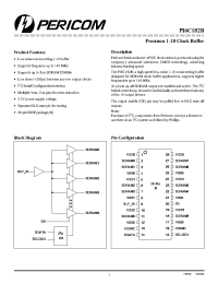 Datasheet PI6C182BH manufacturer Pericom