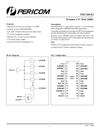 Datasheet PI6C184-02 manufacturer Pericom