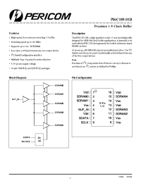 Datasheet PI6C185-01BL manufacturer Pericom