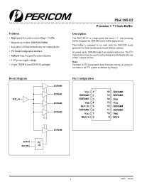 Datasheet PI6C185-02 manufacturer Pericom