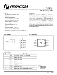 Datasheet PI6C2305-1 manufacturer Pericom