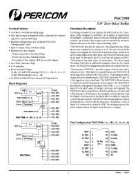 Datasheet PI6C2308-1HLI manufacturer Pericom