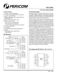 Datasheet PI6C2308A-1W manufacturer Pericom
