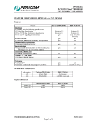 Datasheet PI7C8140A manufacturer Pericom