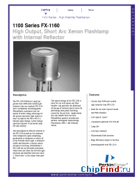 Datasheet FX1161 manufacturer PerkinElmer
