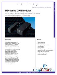 Datasheet MD1963 manufacturer PerkinElmer