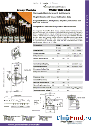 Datasheet TPAM166L39 manufacturer PerkinElmer