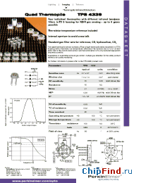 Datasheet TPS4339 manufacturer PerkinElmer