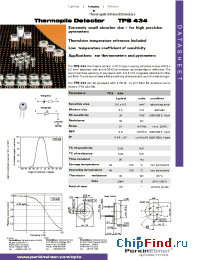 Datasheet TPS434 производства PerkinElmer