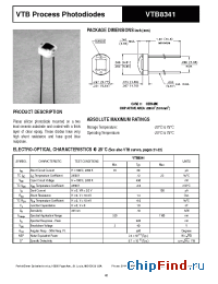 Datasheet VTB8341 manufacturer PerkinElmer