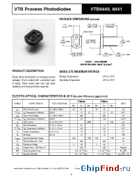 Datasheet VTB8440 manufacturer PerkinElmer