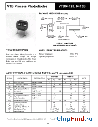 Datasheet VTB9412B manufacturer PerkinElmer