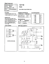 Datasheet 10118F manufacturer Philips