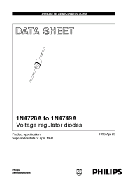 Datasheet 1N473XA manufacturer Philips