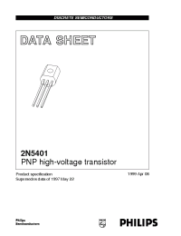 Datasheet 2N5401 manufacturer Philips