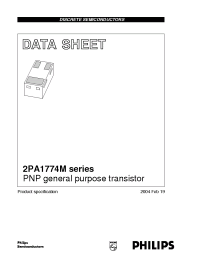 Datasheet 2PA1774QM manufacturer Philips
