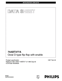 Datasheet 74ABT377APW manufacturer Philips