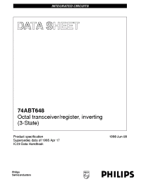 Datasheet 74ABT648 manufacturer Philips