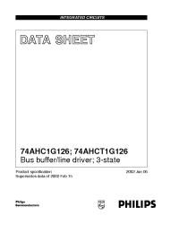 Datasheet 74AHCT1G126GW производства Philips