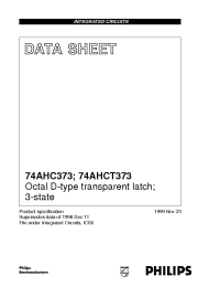 Datasheet 74AHCT373PW производства Philips