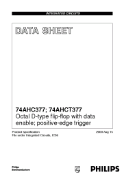 Datasheet 74AHCT377D manufacturer Philips