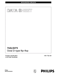 Datasheet 74ALS273DB manufacturer Philips